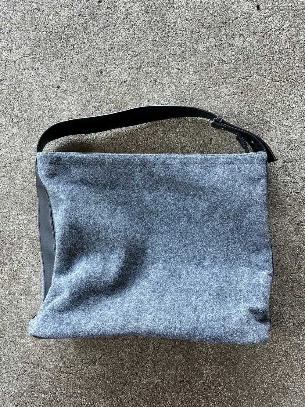 ASOS Design Felt Large Slouch Tote Bag